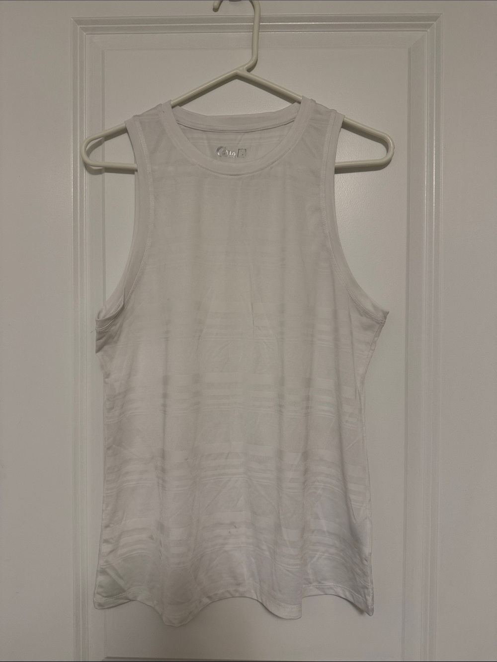 Everyday White Sleeveless Tank - Minimal Crew Neck